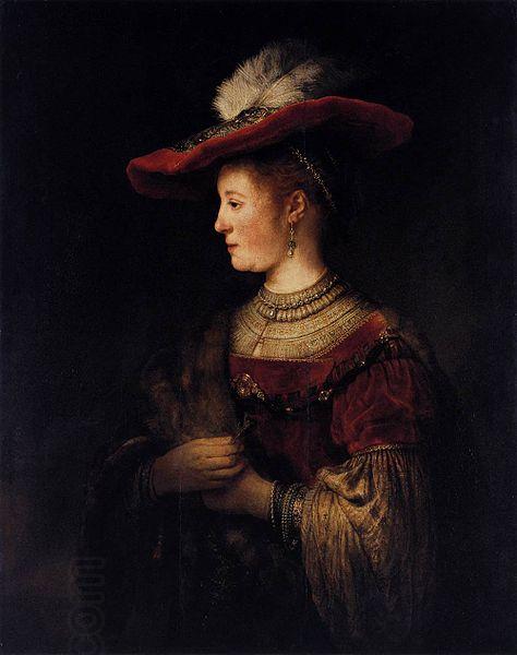 Rembrandt Peale Saskia in Pompous Dress China oil painting art